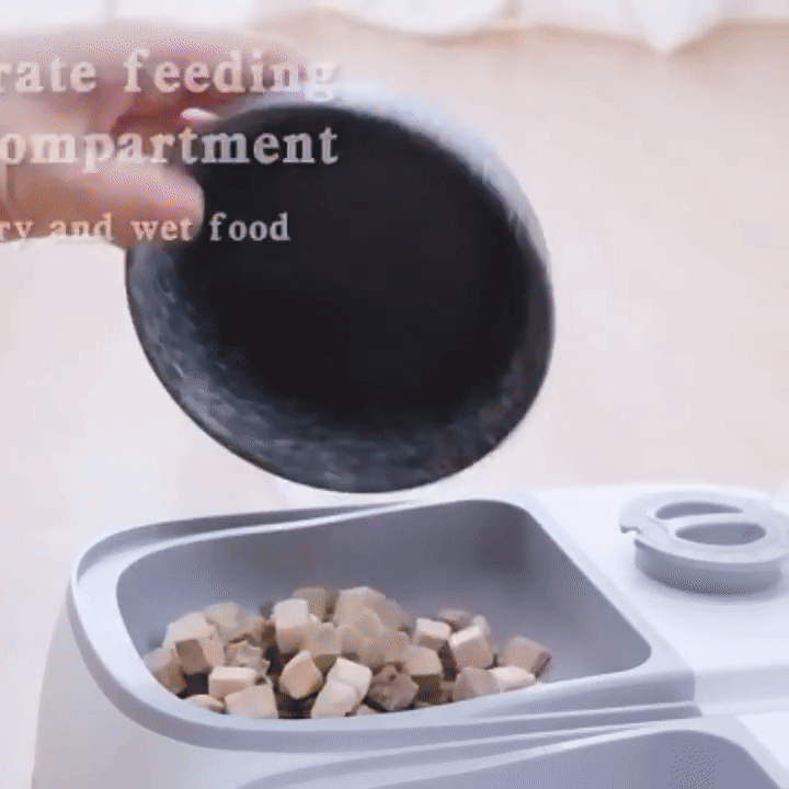 FoderTid™ – Automatisk foderautomat för katt & hund