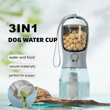 Pawsip 3-in-1 Travel Bottle