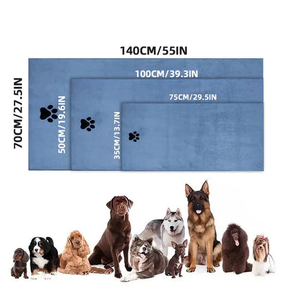 Snabbtorkande mikrofiberduk för hund & katt