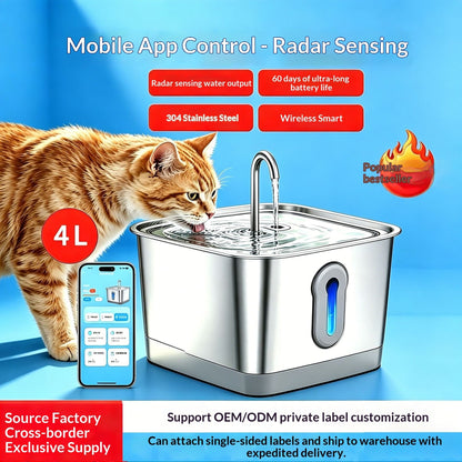 HydraPaw – Smart vattenfontän för katt