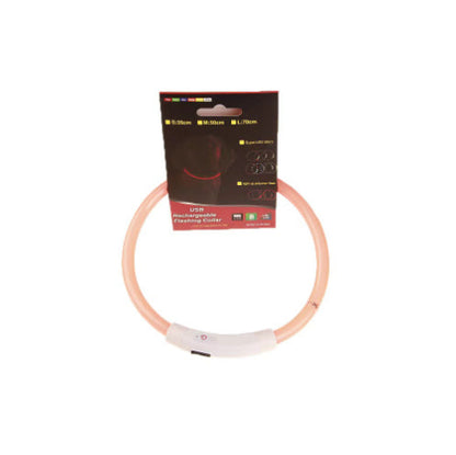 NattTass™ – lysande hundhalsband för kvällspromenader.