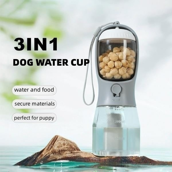 Pawsip 3-in-1 Travel Bottle